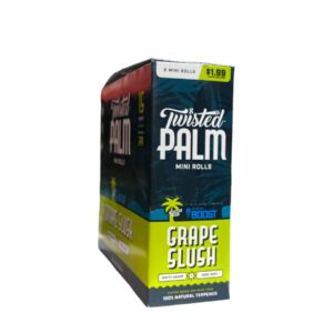 TWISTED PALM MINI ROLLS 2/$1.99 BOX 15CT GRAPE SLUSH