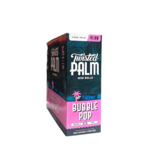 TWISTED PALM MINI ROLLS 2/$1.99 BOX 15CT BUBBLE POP