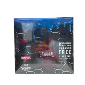 PACKWRAPS X TWISTED HEMP WRAPS 2/10CT  NATURAL
