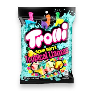 PEG TROLLI 4.25OZ SOUR BRITE TROPICAL LLAMAS