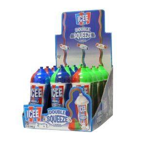 TOY ICEE DOUBLE SQUEEZE 2IN1 FLAVOR CANDY 2.80OZ 12CT