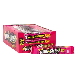 NOW AND LATER BAR ORIGINAL MIX 2.75OZ 24CT