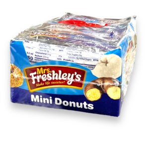MRS. FRESHLEYS FROSTED MINI DONUTS 3.4OZ 6/12CT