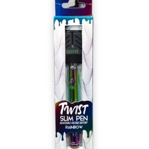 OOZE TWIST SLIM PEN  BATTERY KIT 320MAH EACH - RAINBOW