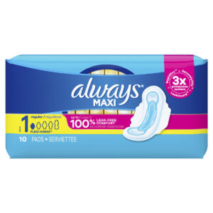 ALWAYS MAXI/WINGS 3X REGULAR 10CT