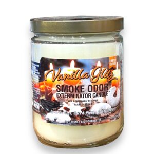 TOP SMOKE ODOR CANDLE JAR VANILLA GLITZ 13OZ