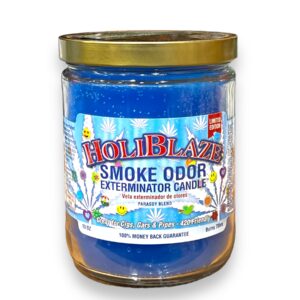 TOP SMOKE ODOR CANDLE JAR HOLLIBLAZE 13OZ