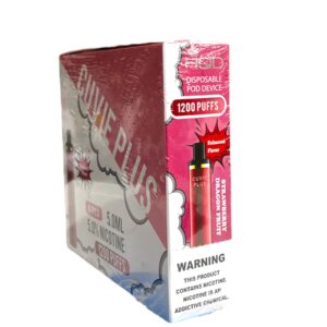 HQD CUVIE PLUS STRAWBERRY DRAGON FRUIT 1200 PUFFS BOX 6CT