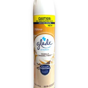 GLADE 8OZ AIR FRESHERNER VANILLA CARAMEL TWIST