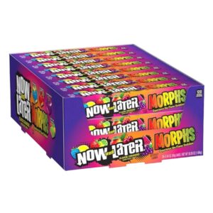 NOW AND LATER BAR MORPHS 2.44OZ 24CT