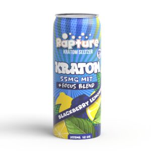 RAPTURE KRATOM SELTZER 55MG 12CT -BLACKBERRY LEMONADE