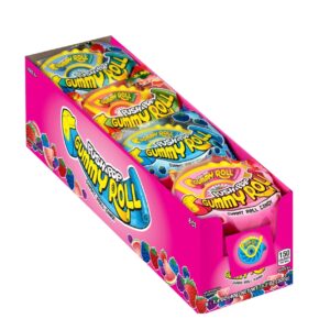 TOY PUSH POP GUMMY ROLL 8CT