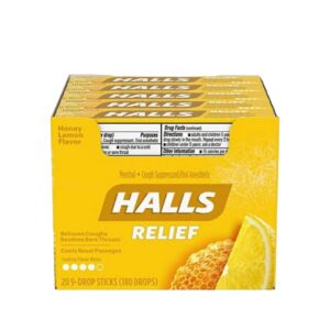 HALLS HONEY-LEMON 9/20CT