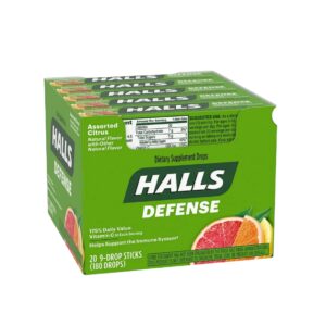 HALLS DEFENCE ASSORTED CITRUS 9/20CT
