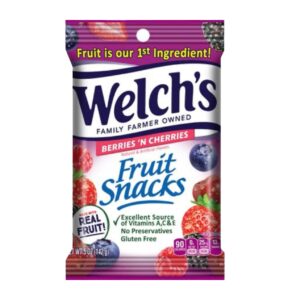 PEG WELCH'S BERRIES N CHERRIES 5OZ