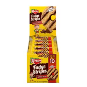 KEEBLER FUDGE STRIPES KING 4.75Z 10CT