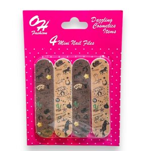 OH FASHION MINI NAIL FILE 4CT