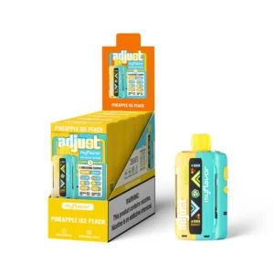 ADJUST MYFLAVOR 40000PUFFS DISPOSABLE 5CT -PINEAPPLE PEACH ICE