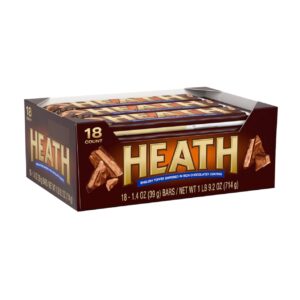 HEATH MILK CHOCOLATE 18CT REG.