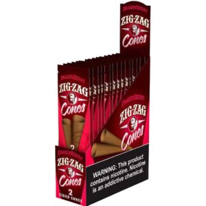 ZIG-ZAG CIG CONES DRAGONBERRY 2/15CT