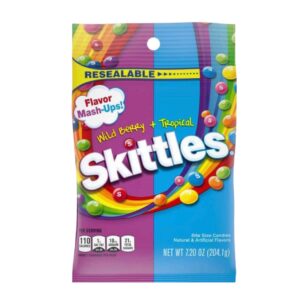 PEG SKITTLES MASH UPS WILD BERRY/ TROPICAL 7.2OZ