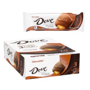 DOVE MILK CHOCOLATE & CARAMEL LARGE SIZE KING 2.75OZ 20CT