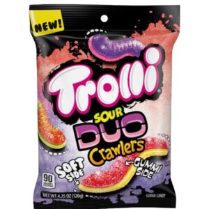 PEG TROLLI 4.25OZ SOUR DUO CRAWLERS