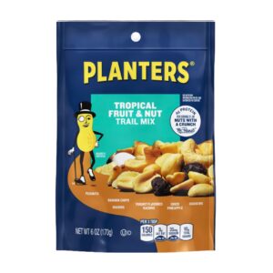 PLANTERS TRAIL MIX TROPICAL FRUITS/NUTS 6OZ #7880