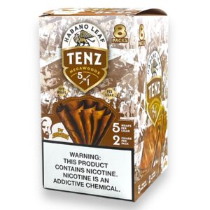 TENZ CIGAR WRAPS 5/2PK HABANO LEAF 8CT BOX