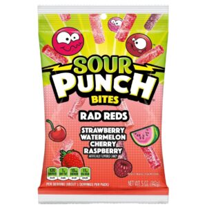 PEG SOUR PUNCH BITES 5OZ RAD REDS