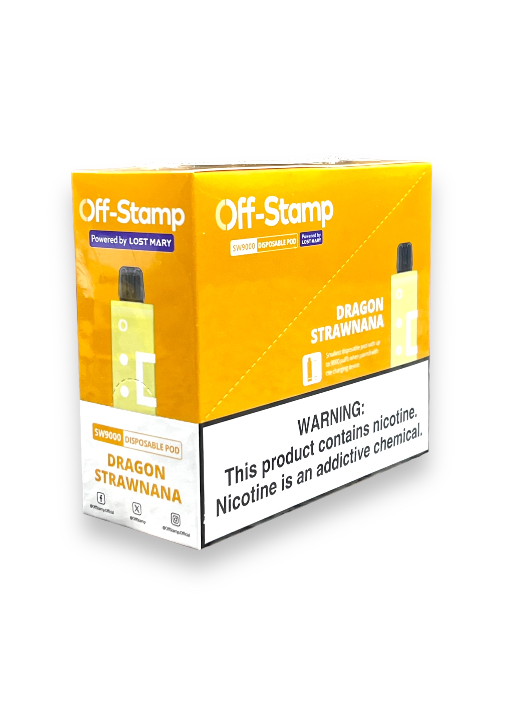 OFF-STAMP SW9000 PODS 5CT -DRAGON STRAWNANA