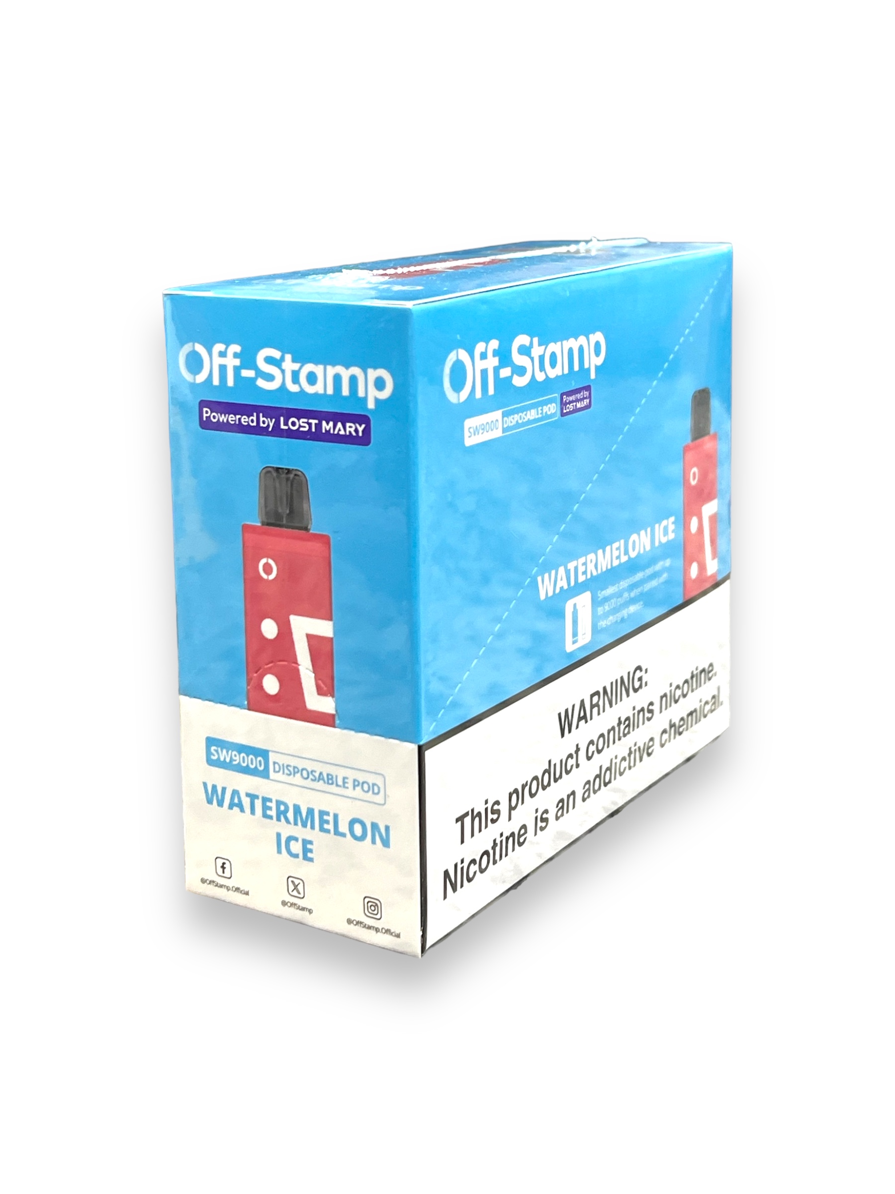 OFF-STAMP SW9000 PODS 5CT -WATERMELON ICE