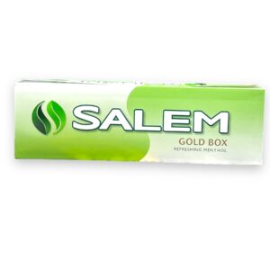 SALEM KING MENTHOL GOLD LIGHT BOX