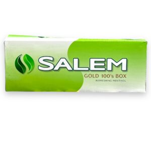 SALEM 100 MENTHOL GOLD LIGHT BOX