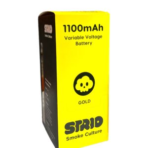 STRIO SMOKE CULTURE PEN  BATTERY KIT 1100MAH EACH - GOLD