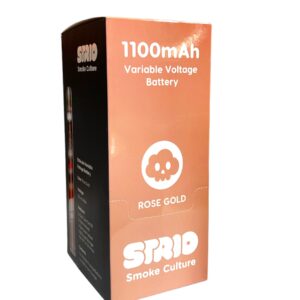 STRIO SMOKE CULTURE PEN  BATTERY KIT 1100MAH EACH - ROSE GOLD