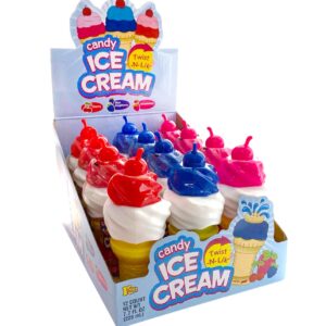 TOY ICE CREAM CANDY TWIST N LICK 7.7OZ 12CT