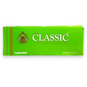 CLASSIC 100 MENTHOL GOLD BOX