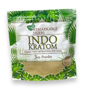 REMARKABLE 3OZ POWDER INDO KRATOM