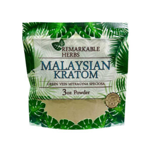 REMARKABLE 3OZ POWDER MALAYSIAN KRATOM