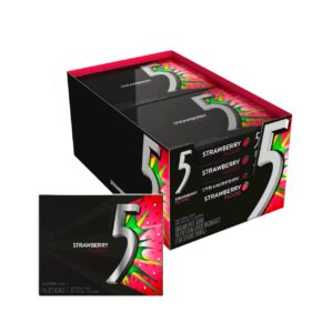 WRIG 5 GUM 10CT FLOOD STRAWBERRY