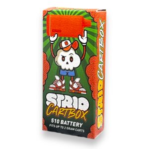 STRIO CARTBOX 510 BATTERY FIT 2G CART SINGLE - LEATHER ORANGE