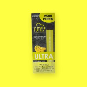 FUME ULTRA BANANA ICE 2500 PUFFS 10CT