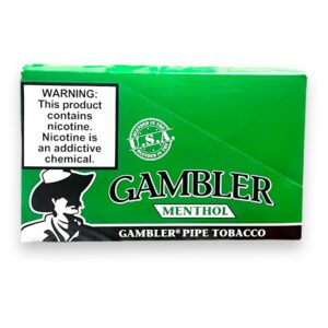 GAMBLER PIPE TOB MINI BAG 1OZ MENTHOL 12CT