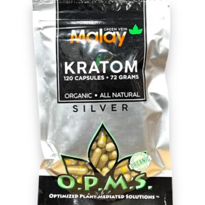 OPMS SILVER CAPS 72G/120CT MALAY