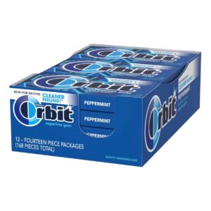 ORBIT PEPPERMINT 12CT
