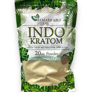 REMARKABLE 20OZ POWDER INDO KRATOM