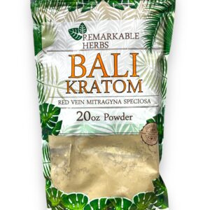 REMARKABLE 20OZ POWDER BALI KRATOM