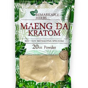 REMARKABLE 20OZ POWDER RED MAENG DA KRATOM