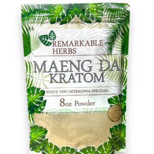 REMARKABLE 8OZ POWDER WHITE MAENG DA KRATOM